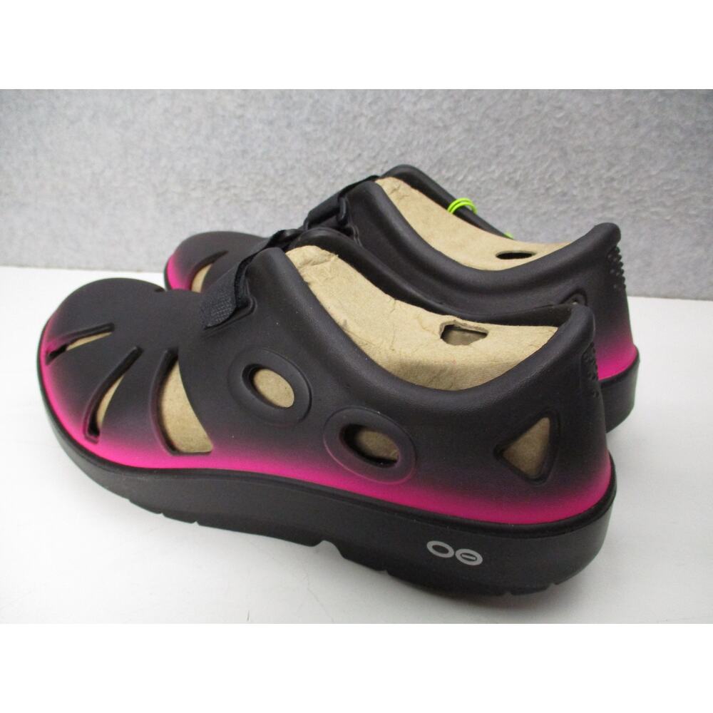 Oofos Oocandoo Womens Sz 10 Recovery Shoes Sandals Pink Black - Picture 5 of 7